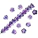 Czech Glass Beads Flower Beadcaps 6x4.5mm 'Coated Ultraviolet' (50)