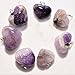 Zenergy Gems CHARGED Natural Himalayan Gemstone Crystal Puffy Heart Pendant Necklace + 20