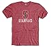 Stanford Cardinal Adult Logo Straight Tri-Blend Short Sleeve T-Shirt - Cardinal ,