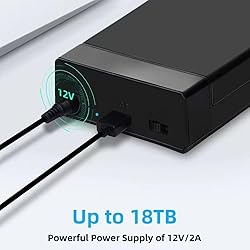 3.5 Hard Drive Enclosure for 3.5'' SATA SSD HDD USB