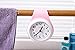 UPIT Water Drop Shape Water Resistance Clock Pink 10.5 x 4 x 21cm (4.13 x 1.57 x 8.27 inch)
