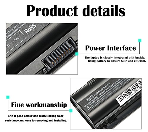 image for TSKYBEAR New Laptop Replacement Battery for HP MU06 MU09 Spare 593553-