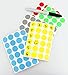 ChromaLabel 0.75 Inch Round Label Permanent Color Code Dot Stickers, 1008 Pack, 24 Labels per Sheet, White