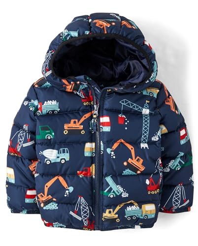 The Children's Place baby-boys And Toddler Boys' Medium Weight Wind-resistant, Water-resistant Puffer Jacket