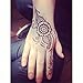 COKOHAPPY Stencils for Henna Tattoos (12 Sheets) Self-Adhesive Beautiful Body Art Temporary Tattoo Templates, Henna, Flower, Butterfly Designs