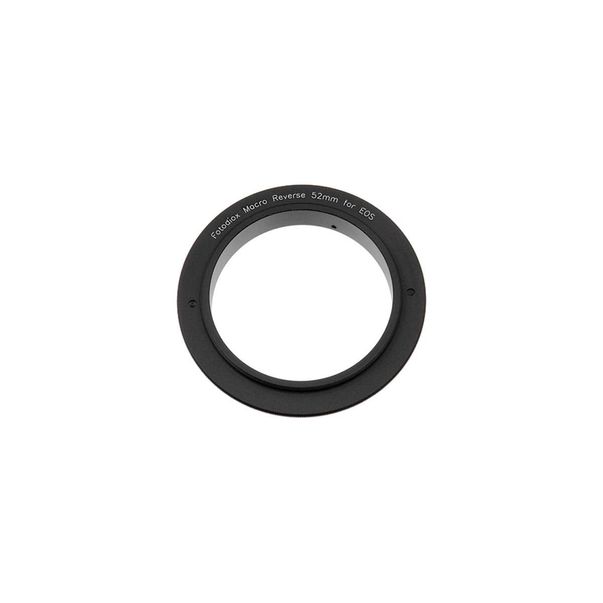 Fotodiox 52mm Filter Thread Lens, Macro Reverse Ring Camera Mount Adapter, for Canon EOS 1d,1ds,Mark II, III, IV, 5D, Mark II, 7D, 10D, 20D, 30D, 40D, 50D, 60D, Digital Rebel xt, xti, xs, xsi, t1i, t2i, 300D, 350D, 400D, 450D, 500D, 550D, 1000D