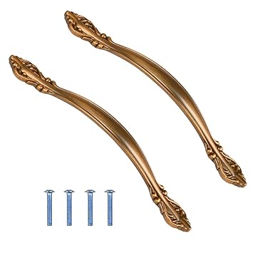 Timesetl Antique Door Cabinet Cupboard Drawer Pull Handle 7