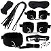 Kismet168 Women Couples 10PCS Leather Handcuffs Set Toy-Adult Six-Toys for Coseplay Game (4#)thumb 1