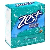 Zest 3 Bar Aqua Pure Soap, 4 oz