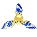 Wensltd Aluminium Alloy Tri-Spinner Fidgets Toy Stress Reducer Relieve Anxiety and Boredom (Dark Blue) (Dark Blue)