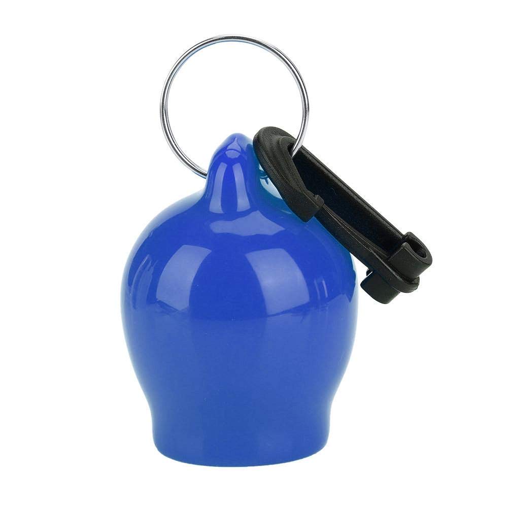 Alomejor Dive Silicone Mouthpiece Portable Scuba Diving Skum-Ball Regulator Mouthpiece Cover with Keychain Clip(blue)