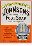 Johnson's Foot Soap 4-Count (3-Pack)4 oz (113 g)