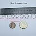 NewkeepsR 3PCS-1.0mm(18 gauge) 316L Steel Nose Hoop Ring Stud Sleeper Earrings Hinged Clicker Seamless Segment Helix Daith Cartilage Lip Piercing-5/6/7mm
