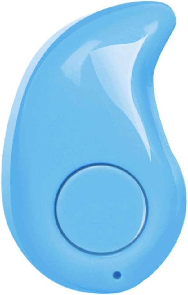 Bluetooth Headset, Yikeshu Mini S530+ Wireless Bluetooth Stereo Earbuds Headset Earphones Support Hands-Free Calling Especially (Blue)
