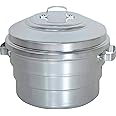 Kumar Aluminium Standard Idli Maker Satti 25 Pot Large Size Cooker (Silver)