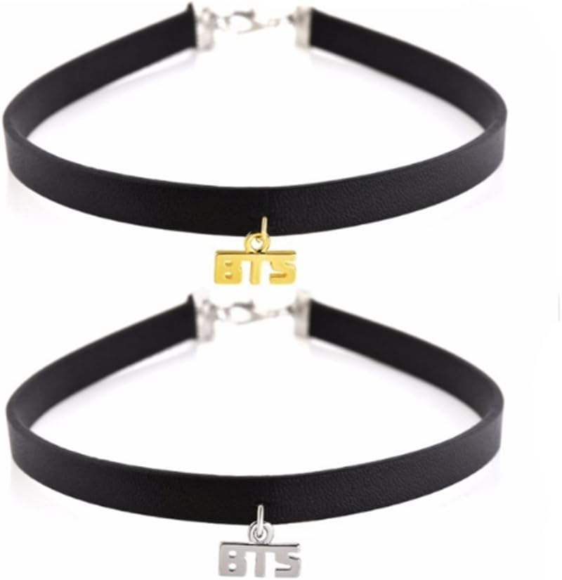 Bosunshine Kpop Bangtan Boys Choker Necklace Hot Gift (2PCS Choker)