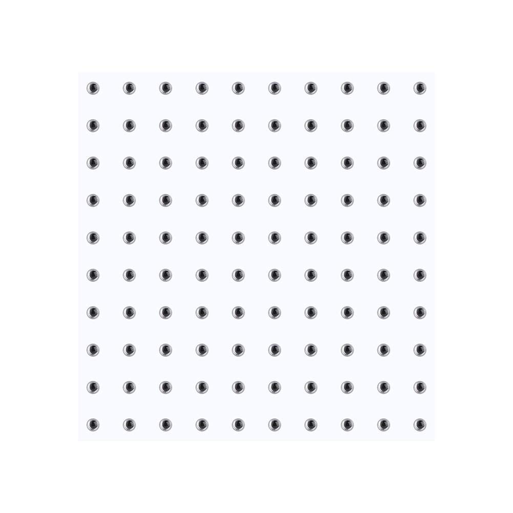 Fishing Lure Eyes 3D Sticky Holographic Fishing Lure Eyes Realistic DIY Making Fly Tying Materials Jigs Crafts Lures Baits(3mm-Silver)