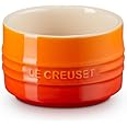 Le Creuset Stoneware Round Straight Wall Ramekin, 6.75oz., Flame