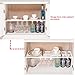 ALLZONE Expandable Under Sink Cabinet Shelf, Plastic Covered Steel Pipe, Heavy Duty, NO Drilling, 25-37Inch