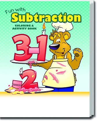 Fun With Subtraction Kid's Coloring & Activity Book in Bulk (25-pack)