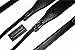 MUSIC FIRST Black Genuine Leather Super Wide Thick Comfortable 96 120 BASS Accordion Shoulder Strap Set Accordion Belt
