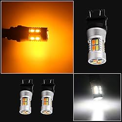 Super Bright 3157 Amber/White Switchback Turn