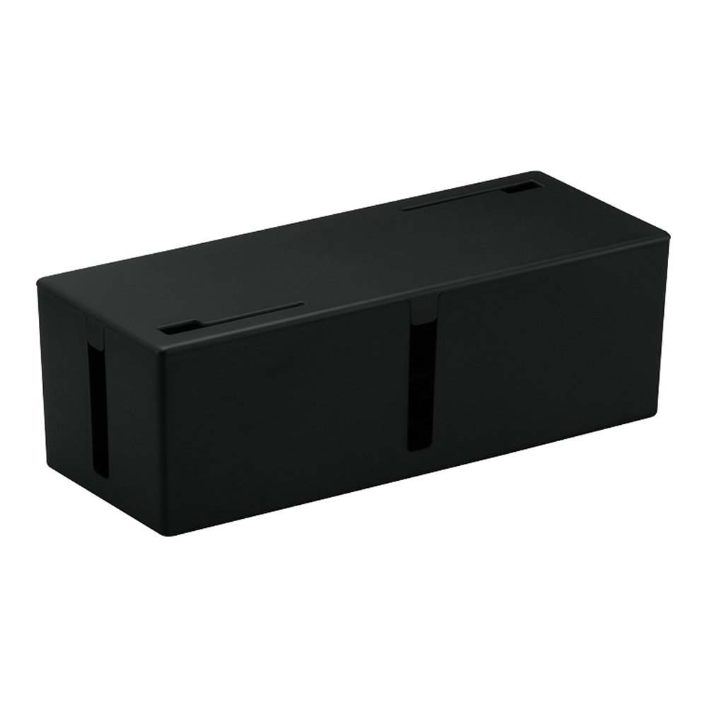バッファロー BUFFALO ケーブルボックス 電源タップ&ケーブル収容 Lサイズ ブラック BSTB01LBK商品画像