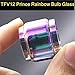 Pettstore TFV12 Prince 8ml Extended Replacement Bulb Glass Tube Atomizer Nozzle Rainbow Drip Tip (Glass Warehouse + Drip Tip)