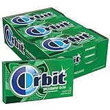Orbit Spearmint Sugarfree Gum, 14 Pieces (12 Pack)