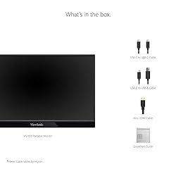ViewSonic VG1655 15.6 Inch 1080p Portable Monitor