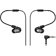 Audio-Technica ATH-E50 Professional In-Ear Studio Monitor Headphones, Black