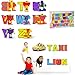 Mallya Alphabet Blocks for Kids, Alpha-Bots Educational ABC Letters Preschool Learning Stem Montessori Classroom Teaching Toy for Kids Toddlers - 26 Pieces