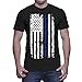 Mens Thin Blue Line American Flag T-shirt