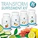Yes You Can! Weight Loss Diet Supplement Kit Made with High-Quality Ingredients - Bundle Includes: (One Slim Down, One Appetite Support, One Collagen, One Colon Optimizer) - 30 Servings
