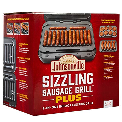 JOHNSONVILLE SIZZLING SAUSAGE GRILL Johnsonville BTG0500 Sizzling