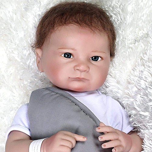 Paradise Galleries Reborn Baby Boy in Silicone Vinyl, Full Vinyl Arms