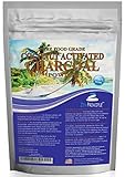 Ultra-Premium Coconut Activated Charcoal Powder. Whitens Teeth, Rejuvenates Skin. Ideal for Detox or Accidental poisoning. USA-Owned Producers, Tested Pure and Safe. Food Grade. FREE scoop! (8 Ounces)