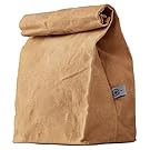 Lunch Bag | Waxed Canvas | Durable | Biodegradable | Brown | For Men, Women & Kids