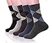 ProEtrade Men Comfort Wool Super Thick Winter Socks - 5 Pairs Warm Crew Socks