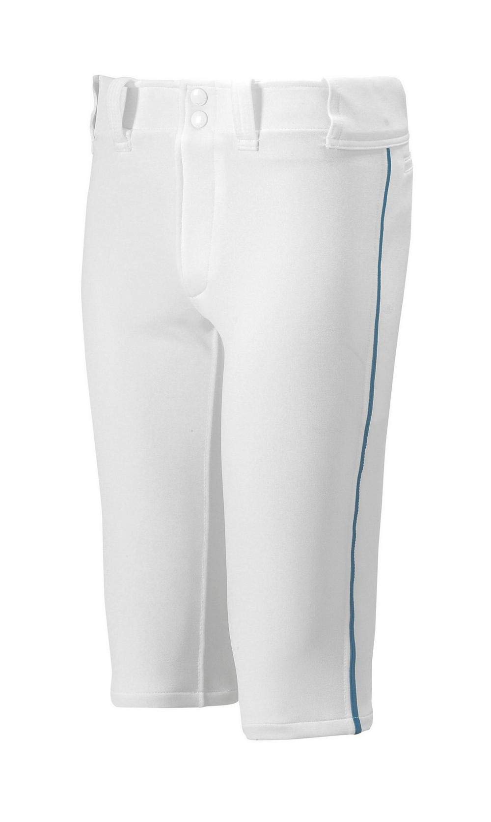 Photo 1 of Mizuno Boys Youth Premier Short Piped Pant XXL White-Navy, White/Navy, XX-Large US