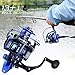 TROUTBOY Spinning Fishing Reel -Unique Main Body, T6 Doluble Anodized Aluminum Spool,13+1 Double Shielded Stainless Steel Ball Bearings, Free Spare Graphite Spool