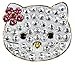 Navika Kitty Swarovski Crystal Ball Marker with Hat Clip