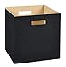ClosetMaid 7113 Decorative Fabric Storage Bin, Black