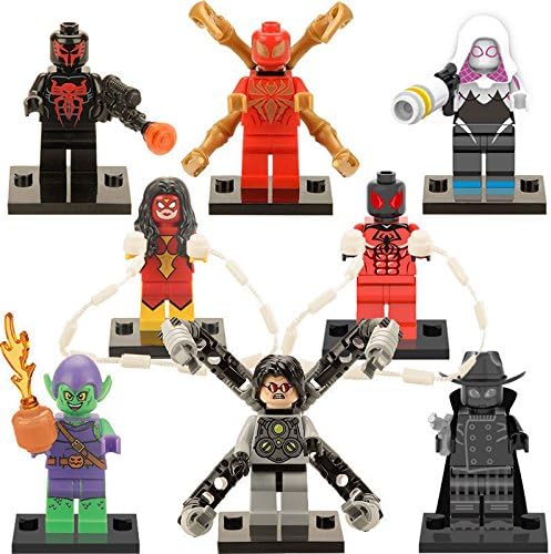 8 Sets Super Heroes Minifigures Fits Lego Toys