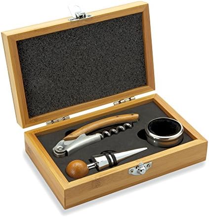 PromotionGift Wine set in bamboo box - wood