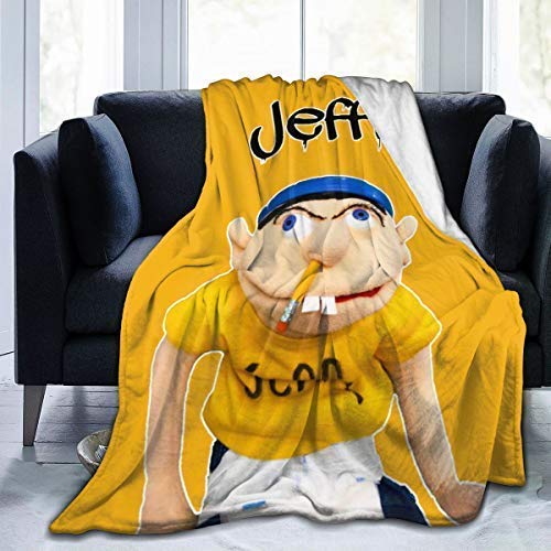 Peyolad Ultra-Soft Micro Fleece Blanket, SML-Jeffy Blanket for Adults Children 80"x60"