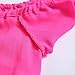 Sunward(TM)Women Fashion Irregular Strapless Chiffon Tops (Medium, Hot Pink)