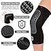 KNEE SLEEVE (Single) - High Long Compression Sleeve. Knee Support for Running, Workout, Basketball and Other Activities … (S)