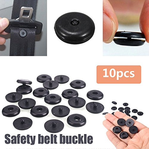 Hanbaili 10 Pairs Safety Slip Buckle, Belt Restrictor Clips Anti-Slip Buckle The Riveting Of Two Separate Objects - Thumbnail 6