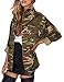 ASMAX HaoDuoYi Womens Casual Camo Lightweight Zipper Outwear Jacket